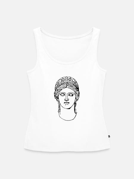 Antique Greek Godess - Frauen Premium Organic Tank Top - Weiß