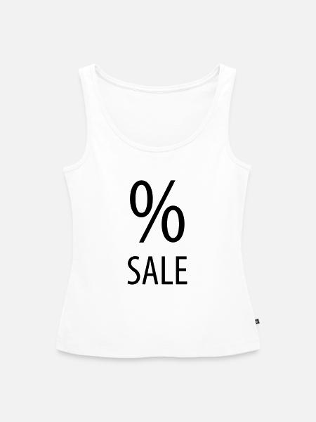 Sale Per Cent - Frauen Premium Organic Tank Top - Weiß