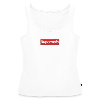 Supermoto - Frauen Premium Organic Tank Top - Weiß - Vorne - AI Model Female 172 light (172cm)
