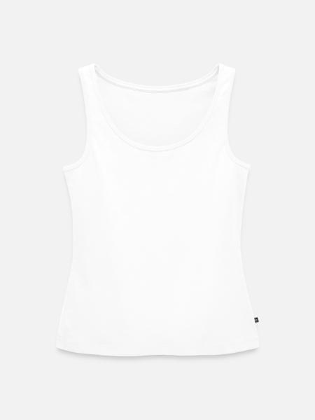 Brauner Waldvogel - Frauen Premium Organic Tank Top - Weiß
