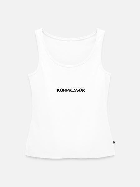 Kompressor - Frauen Premium Organic Tank Top - Weiß