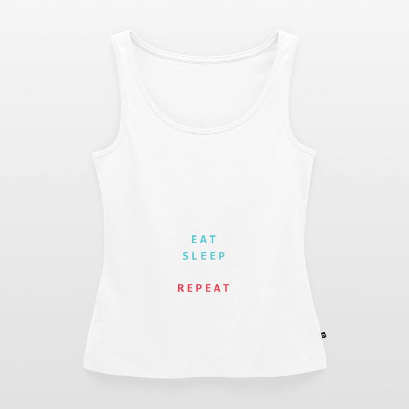 Coding IT Geek - Eat Sleep Code Repeat Programming Frauen Premium Organic Tank Top
