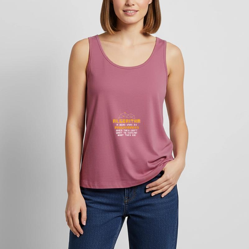 Algorithm Definition Programmers Nerd Machine Frauen Premium Organic Tank Top