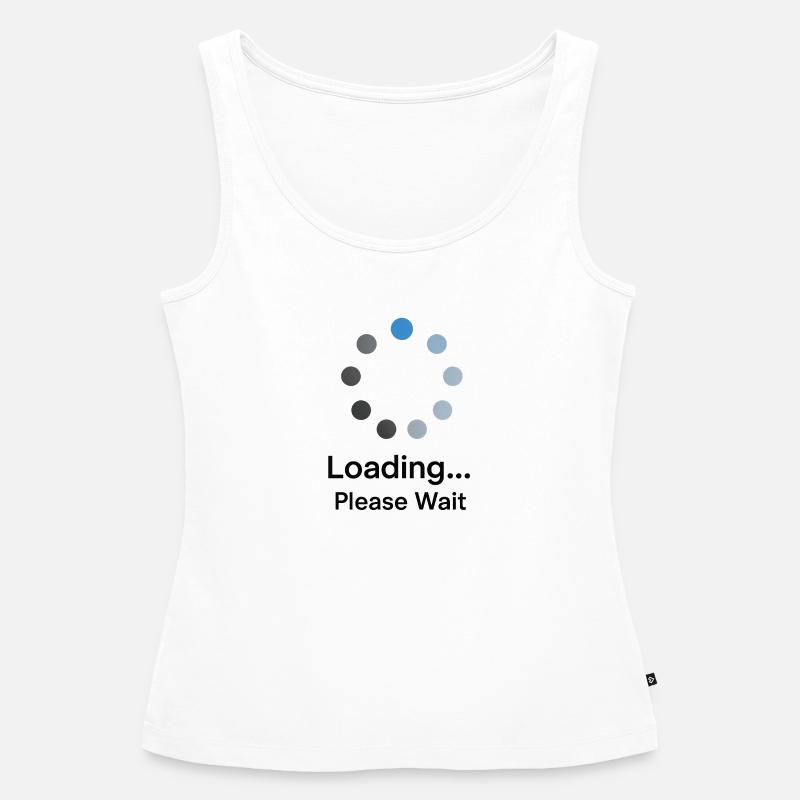 loading please wait - Women’s Premium Organic Tank top - white