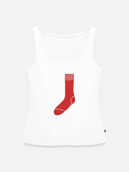 Socke - Frauen Premium Organic Tank Top - Weiß