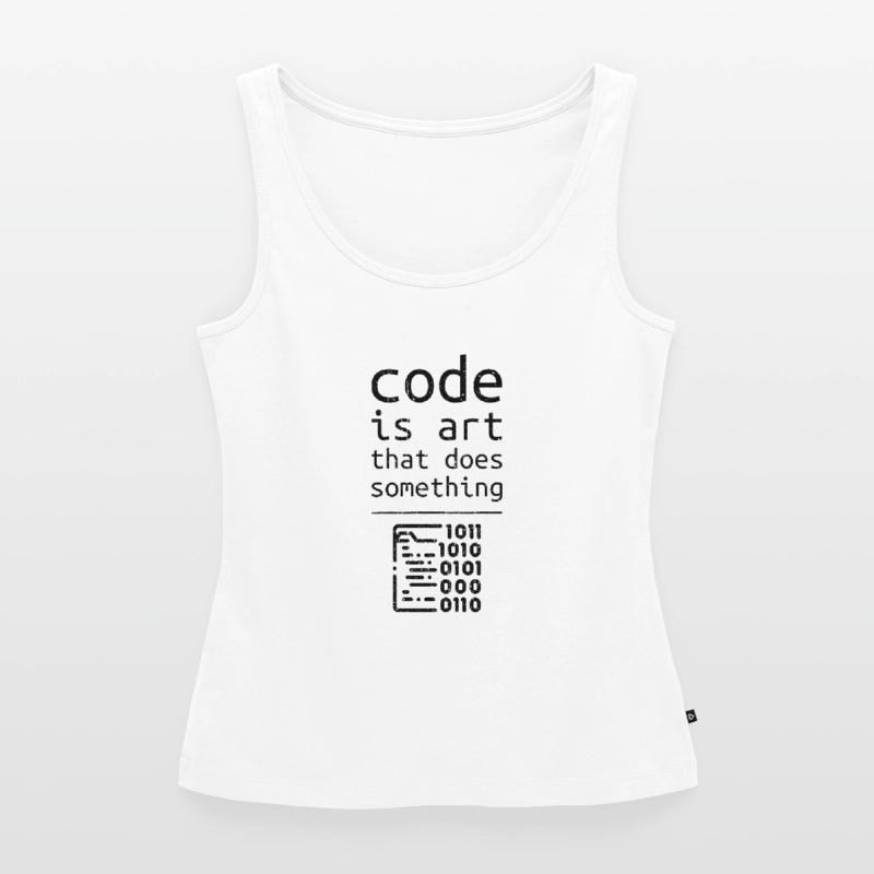 Cadeau de programmeur de développeur de codeur de code Débardeur bio Premium Femme