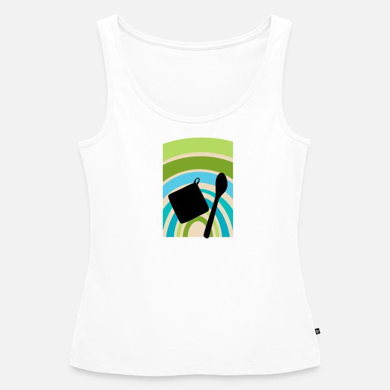 Baking Baker Baker Baker - Women’s Premium Organic Tank top - white