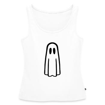 Geist - Frauen Premium Organic Tank Top - Weiß - Vorne - AI Model Female 172 light (172cm)
