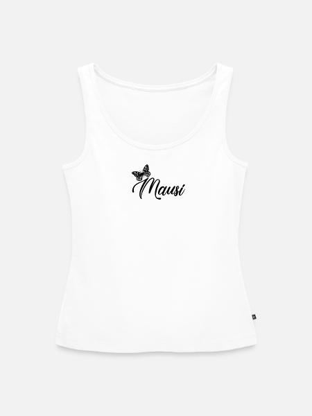 Mausi - Frauen Premium Organic Tank Top - Weiß
