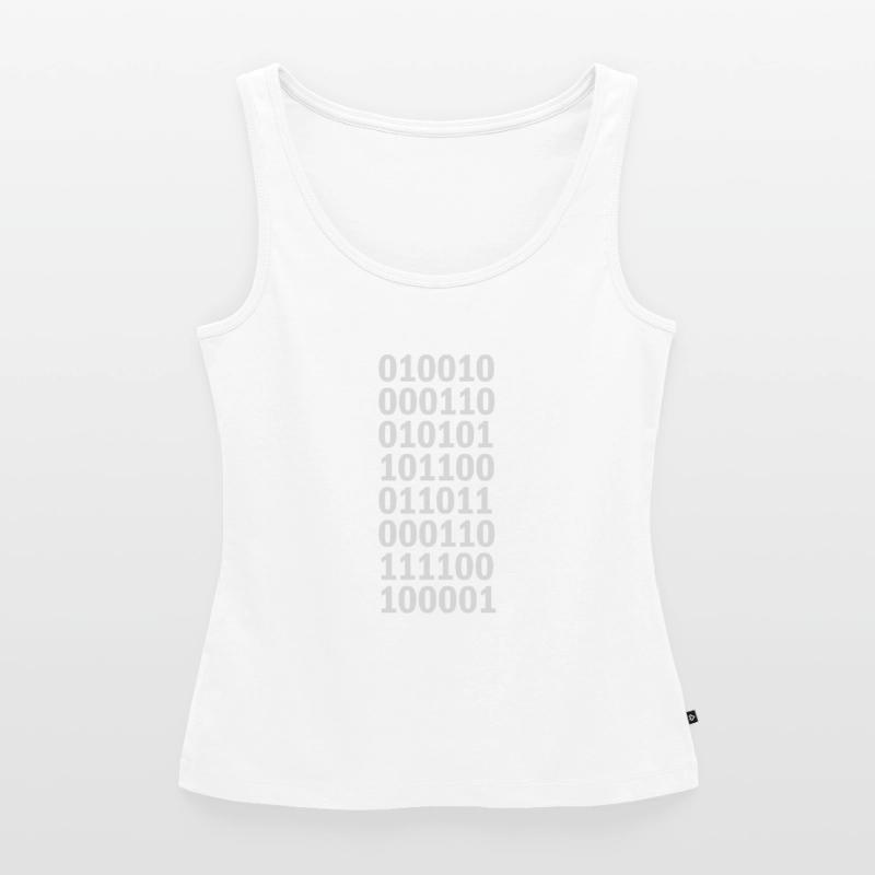 Binary Code Program Language Women’s Premium Organic Tank top