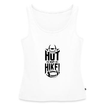 Ich liebe American Football (American Football) - Frauen Premium Organic Tank Top - Weiß - Vorne - AI Model Female 172 light (172cm)