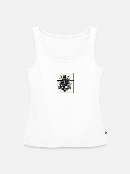 Play shooter - Frauen Premium Organic Tank Top - Weiß