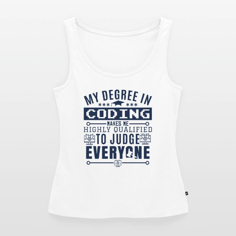 Coder | Programmer | Software Developer Women’s Premium Organic Tank top