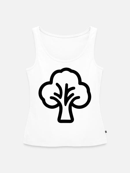 Brokkoli - Frauen Premium Organic Tank Top - Weiß