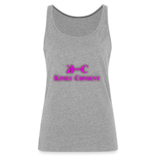 Kinky Consent Official party T shirt - Women's Premium Tank Top
