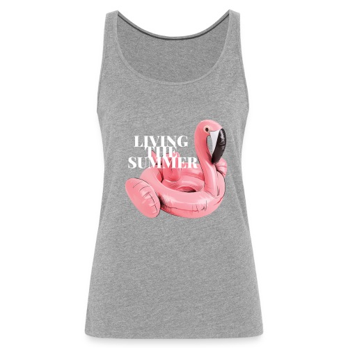 Living the Summer - Camiseta de tirantes premium mujer