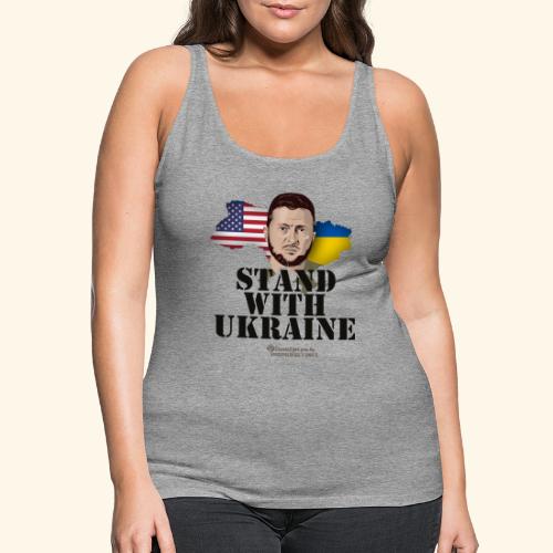 Stand with Ukraine USA - Frauen Premium Tank Top