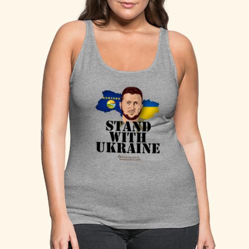 Ukraine Montana Design - Frauen Premium Tank Top