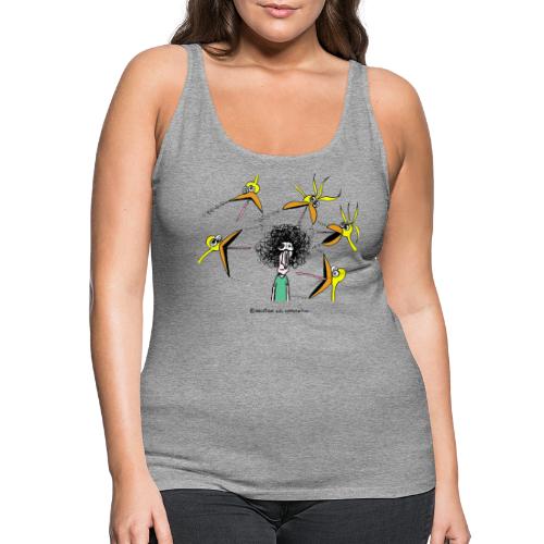 Pájaros vs Humano - Camiseta de tirantes premium mujer
