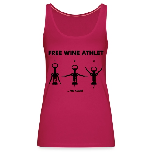 Free wine athlet - Frauen Premium Tank Top