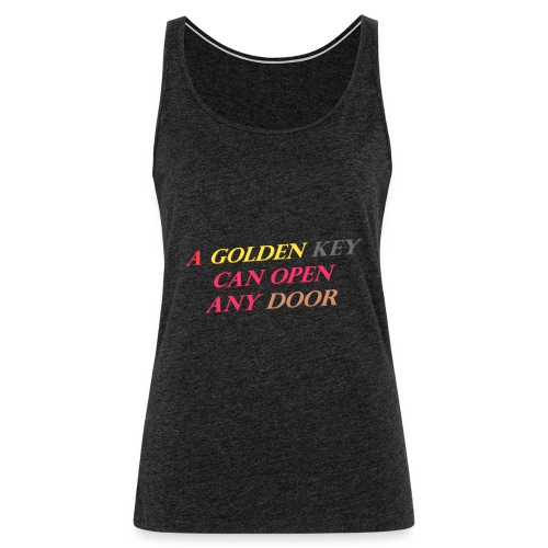 Say in English with 3D effect - Women's Premium Tank Top