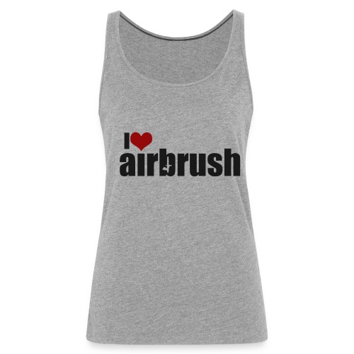 I Love airbrush - Frauen Premium Tank Top