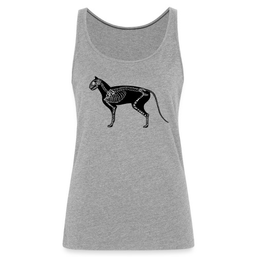 gato Esqueleto - Camiseta de tirantes premium mujer