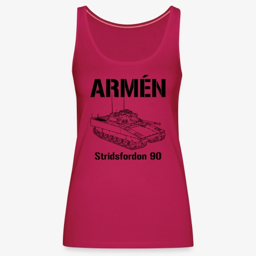 Armén Stridsfordon 9040 - Premiumtanktopp dam