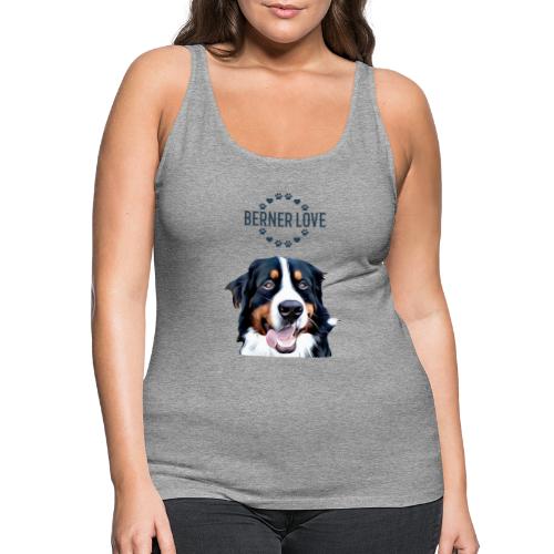 Berner Sennenhund T-Shirt Hundekopf - Frauen Premium Tank Top