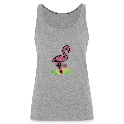 Flamingo auf einem Bein - Frauen Premium Tank Top