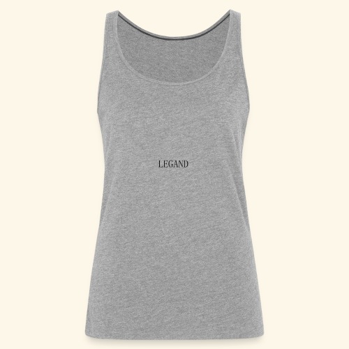 Simple Grey - Camiseta de tirantes premium mujer