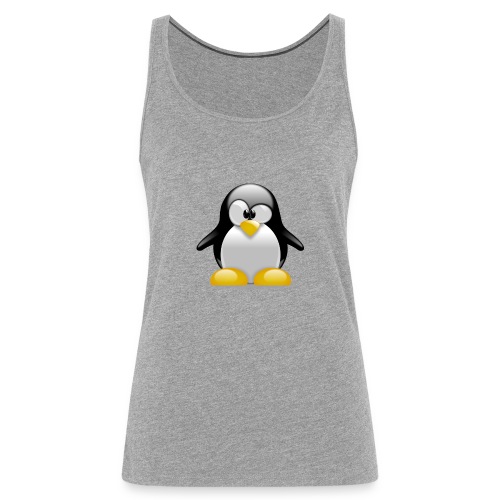 Penguin logo - Vrouwen Premium tank top