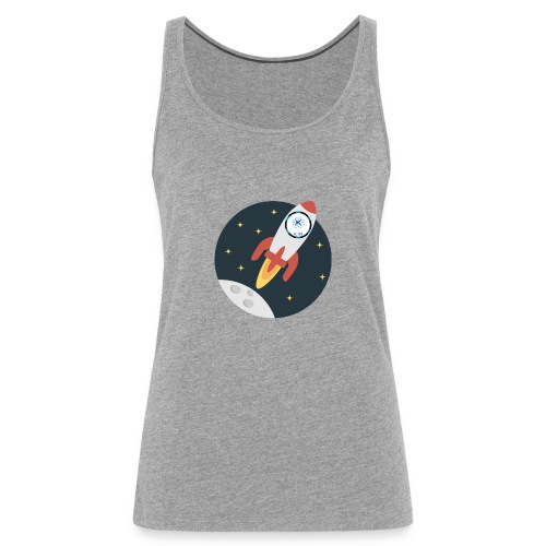 KIN Crypto To the moon and beond! - Women's Premium Tank Top