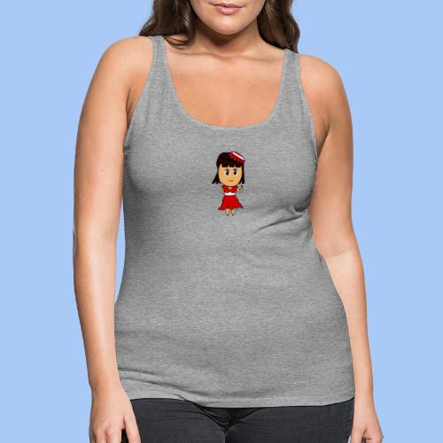 Coca chan - Camiseta de tirantes premium mujer
