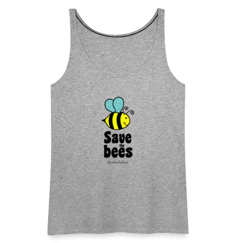 Bees9-1 save the bees | Bienen Blumen Schützen - Frauen Premium Tank Top