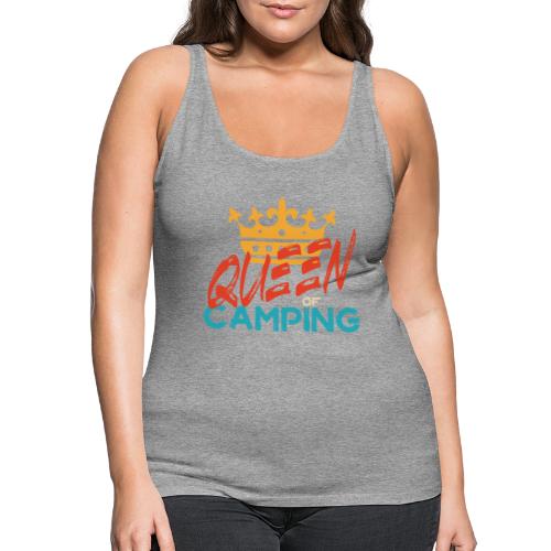 Queen of Camping Familie König Krone Camper Carava - Frauen Premium Tank Top