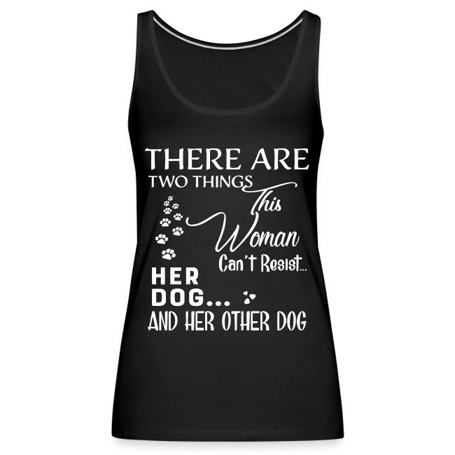 Her dog and her other dog shirt
