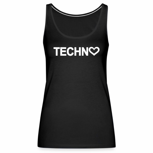 Techno Love - Tank top damski Premium