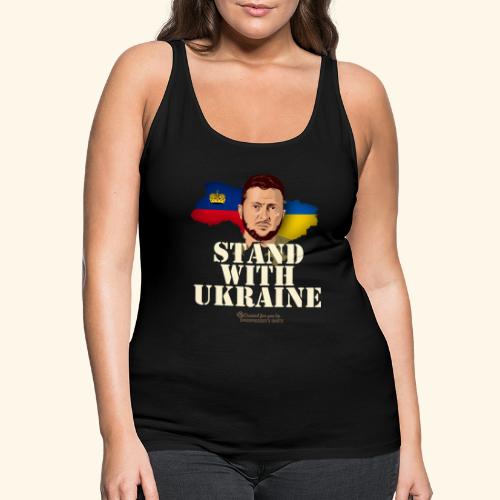Ukraine Liechtenstein T-Shirt Design - Frauen Premium Tank Top