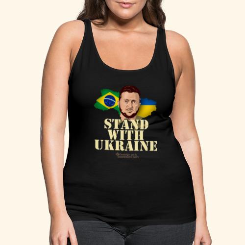 Ukraine Brasilien Wolodymyr Selenskyj - Frauen Premium Tank Top