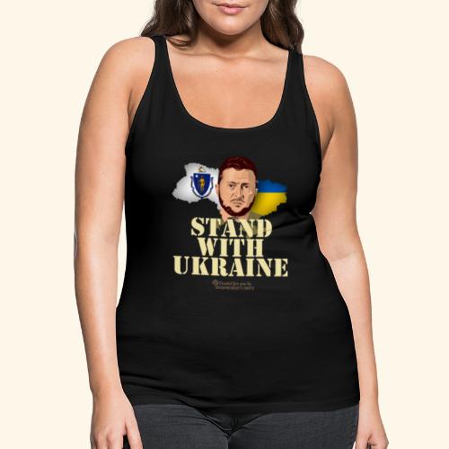 Ukraine Massachusetts Selenskyj T-Shirt Design - Frauen Premium Tank Top