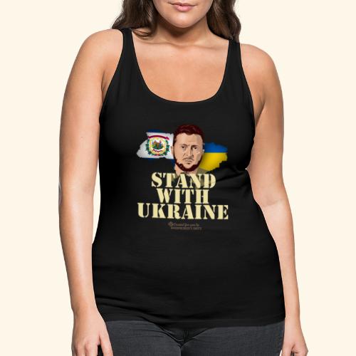 Ukraine West Virginia - Frauen Premium Tank Top