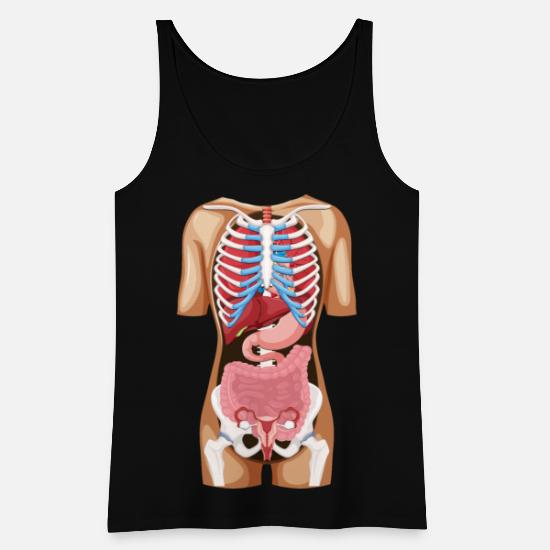 Locatie Organen - Anatomie Menselijk Lichaam' Vrouwen Premium Tank Top |  Spreadshirt