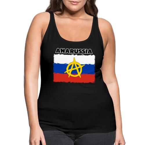 Anarussia Russia Flag Anarchy - Frauen Premium Tank Top