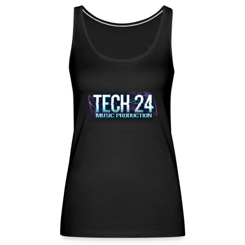 Tech 24 Logo - Women's Premium Tank Top