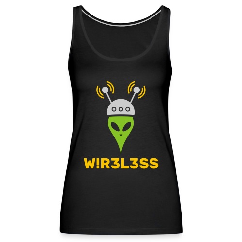 Wireless Alien - Women's Premium Tank Top