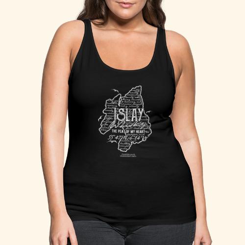 whisky from islay peat of my heart - Frauen Premium Tank Top