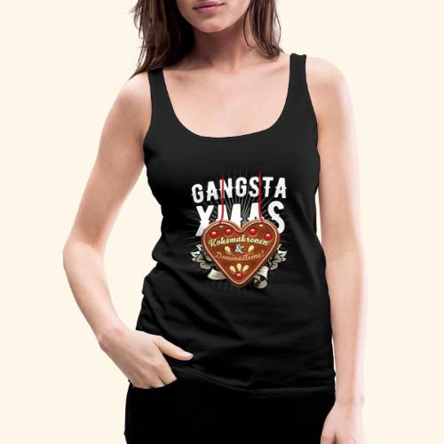 Ugly Christmas Gangsta Xmas - Frauen Premium Tank Top