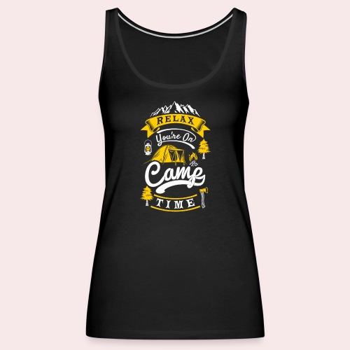 relax camp time - Camper T-Shirt - Frauen Premium Tank Top