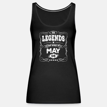 True legends are born in May - Singlet for women